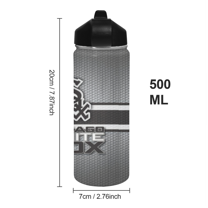 CHICAGO WHITE SOX CARBON Water Insulated Bottles With Straw