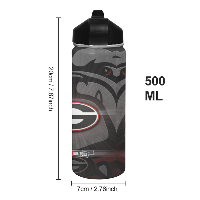 Georgia Bulldogs 3 Water Insulated Bottles With Straw