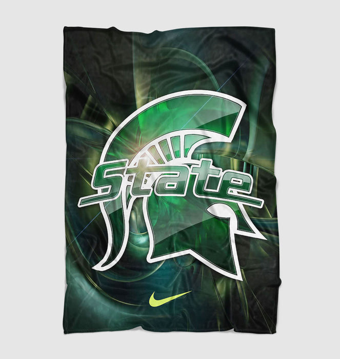 Michigan State nike soft fleece blanket