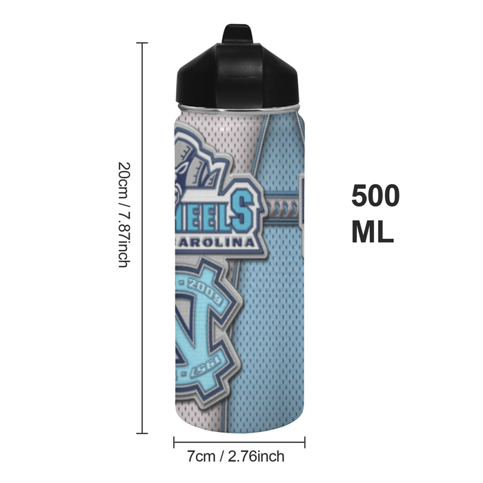 Unc Tarheels Water Insulated Bottles With Straw