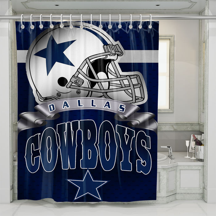 dallas cowboys 2 shower curtains