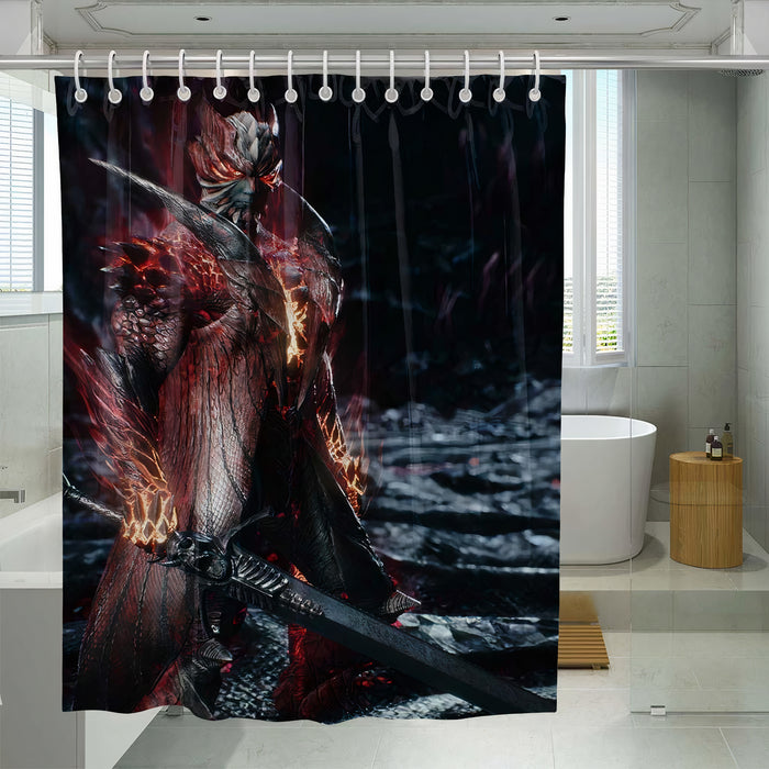 devil trigger devil my cry shower curtains