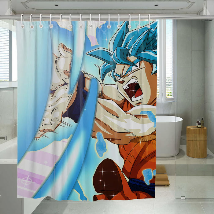 goku and kamehameha shower curtains