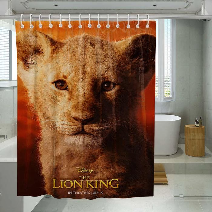 jd mcrary as simba the lion king shower curtains