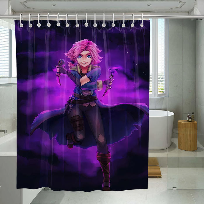 style paladins character maeve shower curtains