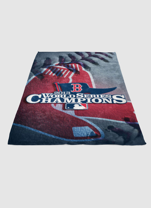 2013 red sox champions soft fleece blanket