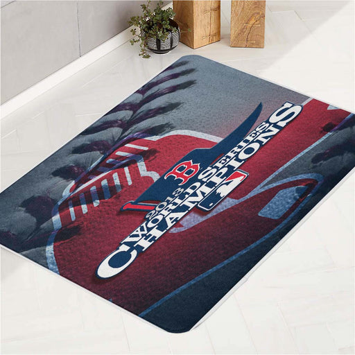 2013 red sox champions bath rugs