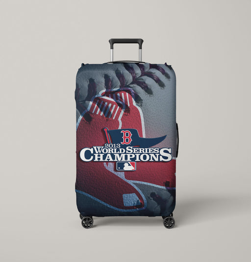2013 red sox champions Luggage Cover | suitcase