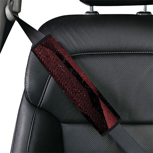 3d red  line asymmetric pattern Car seat belt cover