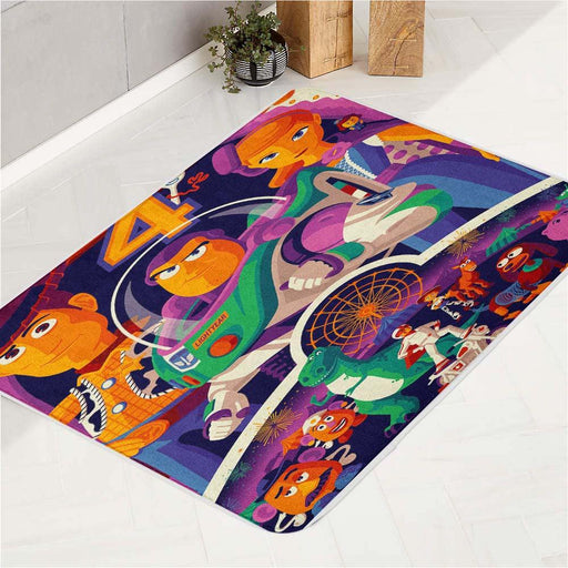 2d toys story 4 character bath rugs