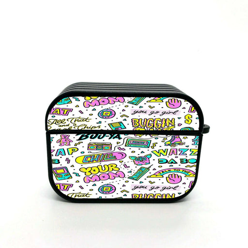 90s process of american slang airpods case