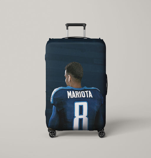 3d character of mariota football player nfl Luggage Covers | Suitcase