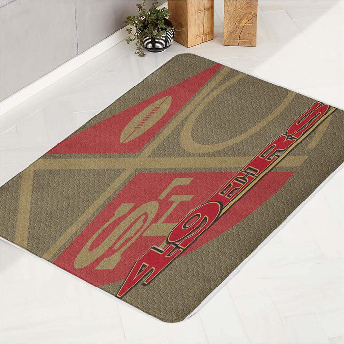 49ers Home bath rugs