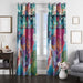 action comic teen titans window curtains