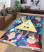 action gravity falls Living room carpet rugs