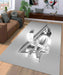 3d logo pittsburgh penguins nhl team Living room carpet rugs