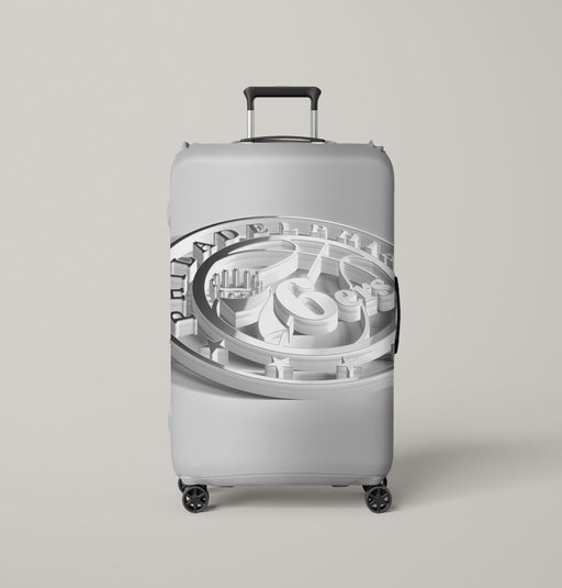 3d philadelphia 76ers logo 3d Luggage Covers | Suitcase