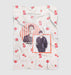 a reason to smile exo pattern Ultra soft fleece blanket