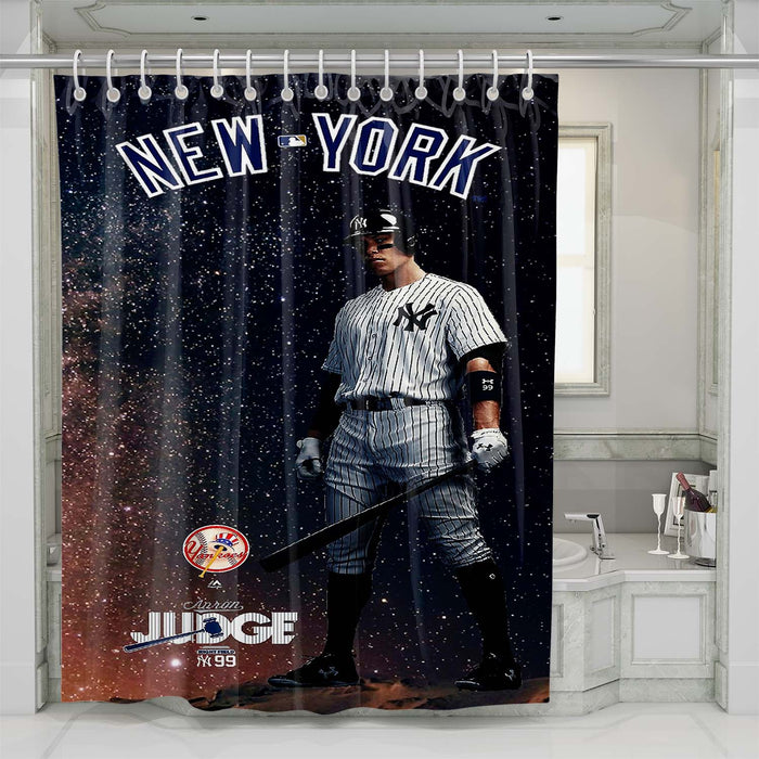 aaron judge shower curtains