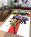 action teen titans cartoon Living room carpet rugs