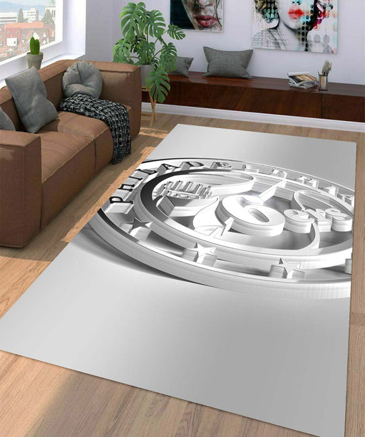 3d philadelphia 76ers logo 3d Living room carpet rugs