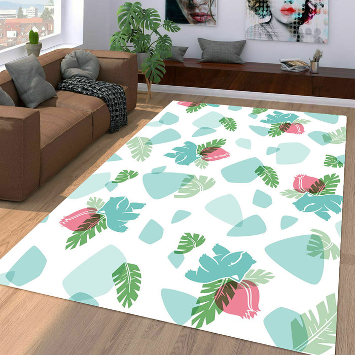 a water species pokemon Living room carpet rugs