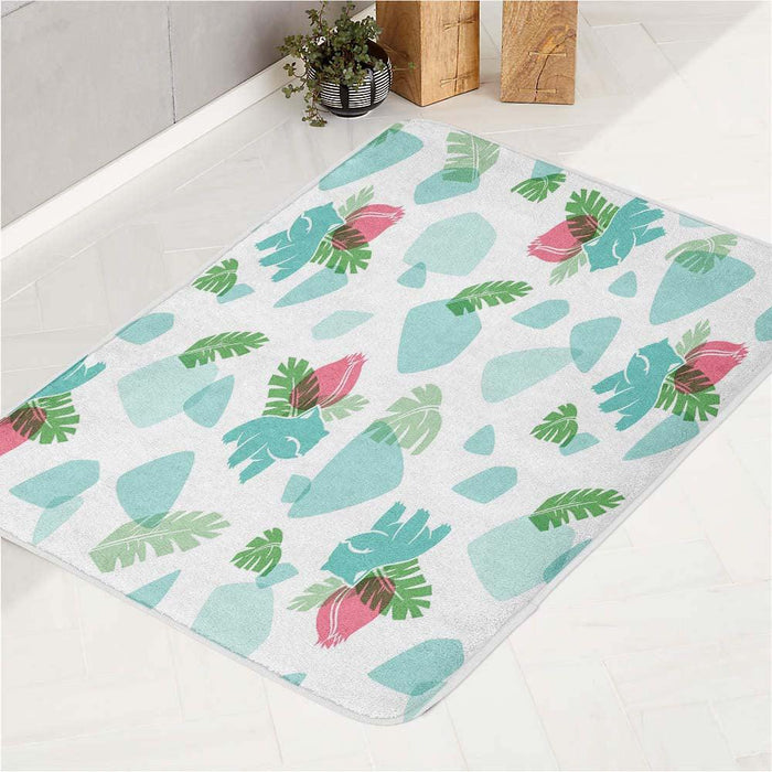 a water species pokemon bath rugs