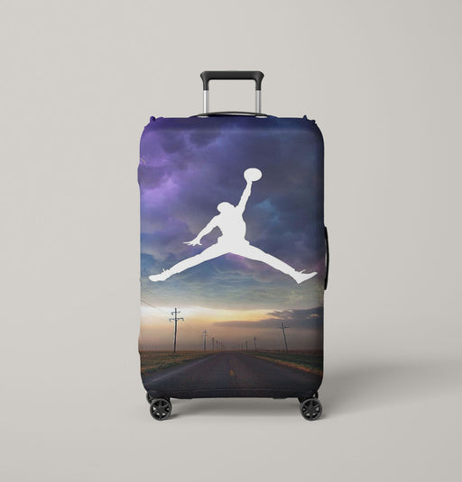 air jordan in the sky Luggage Cover | suitcase