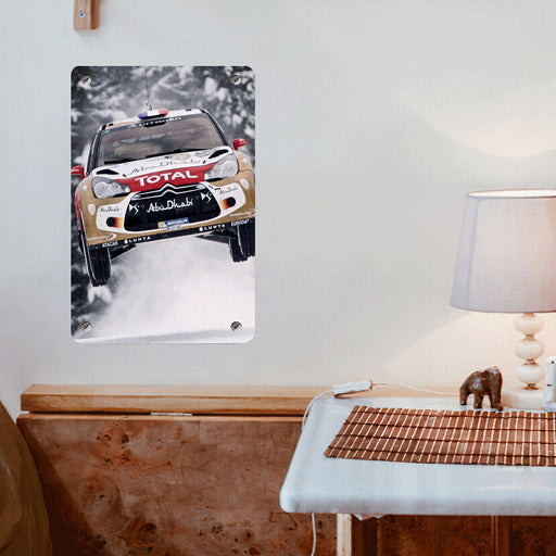 abu dhabi total winter championship car racing Poster Metal print wall art