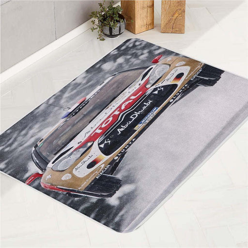 abu dhabi total winter championship car racing bath rugs