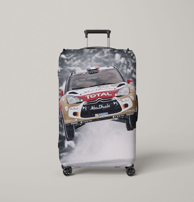 abu dhabi total winter championship car racing Luggage Covers | Suitcase