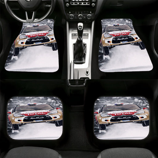 abu dhabi total winter championship car racing Car floor mats Universal fit