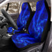 abstract pattern blue neon Car Seat Covers