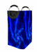 abstract pattern blue neon Laundry Hamper | Laundry Basket