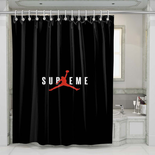 air jordan supreme wallpaper shower curtains