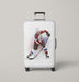 action of nathan mackinnon hockey Luggage Covers | Suitcase