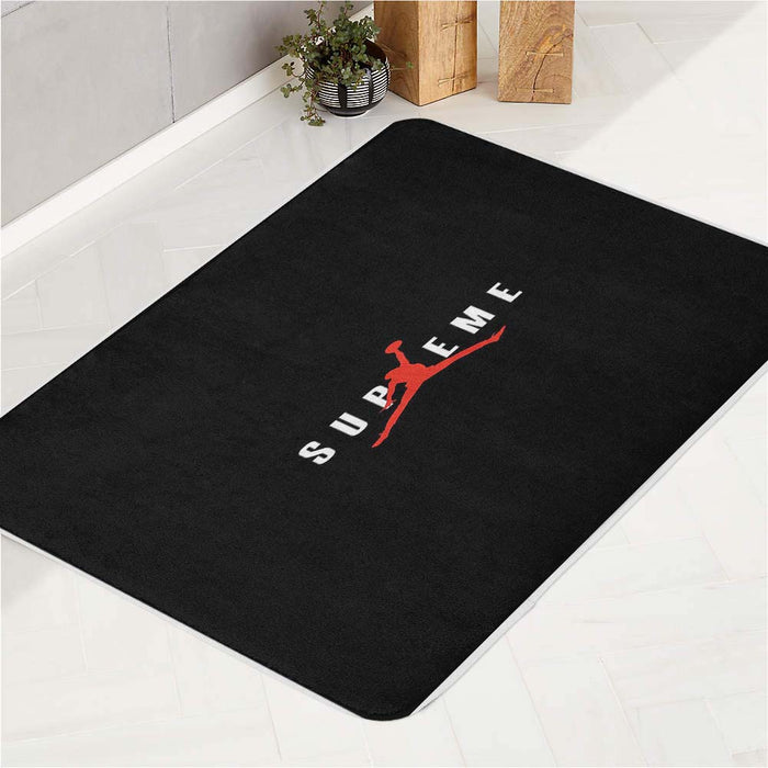 Air Jordan Supreme wallpaper bath rugs