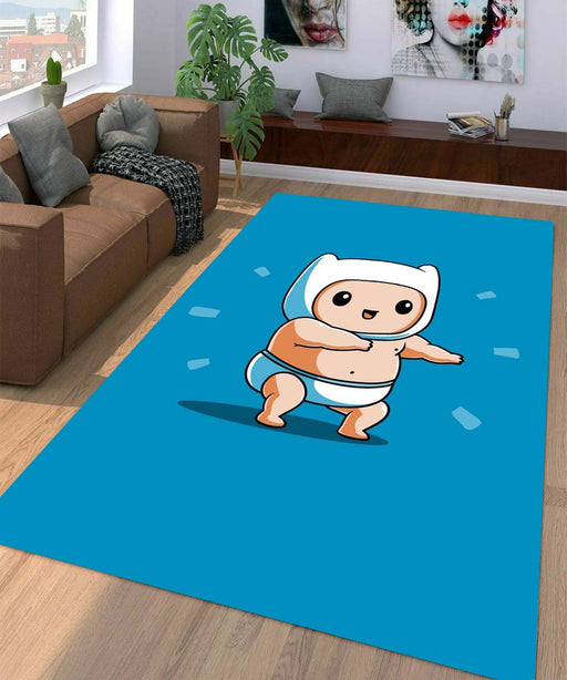 adventure time baby character Living room carpet rugs