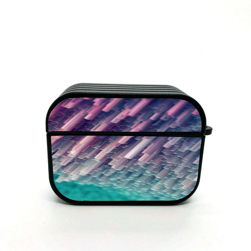 abstract rainbow 3d blur airpods case