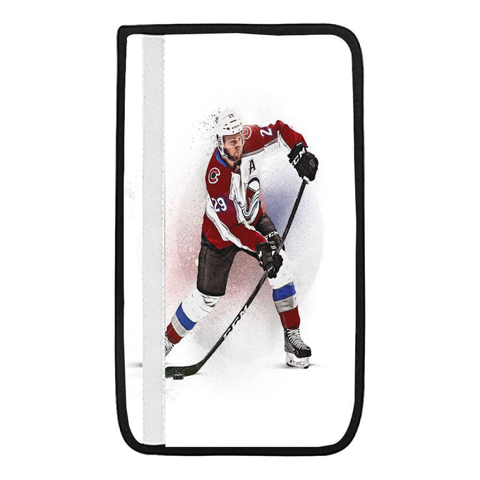 action of nathan mackinnon hockey Car seat belt cover