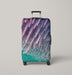 abstract rainbow 3d blur Luggage Cover | suitcase