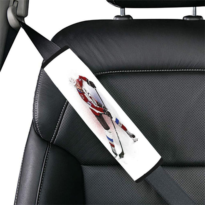 action of nathan mackinnon hockey Car seat belt cover - Grovycase