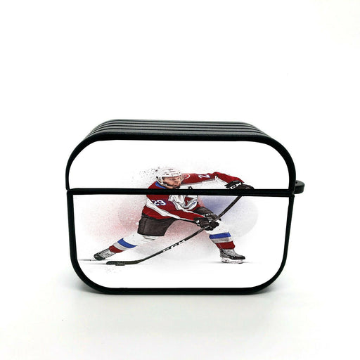 action of nathan mackinnon hockey airpod case