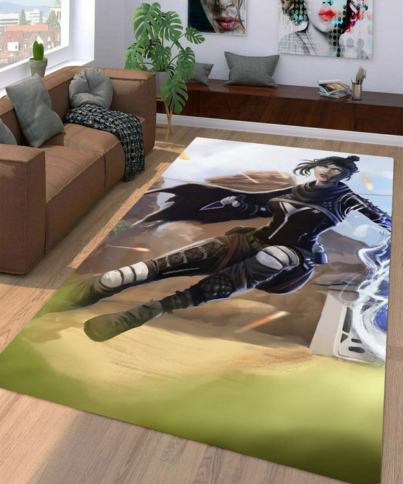 action of wraith apex legends Living room carpet rugs