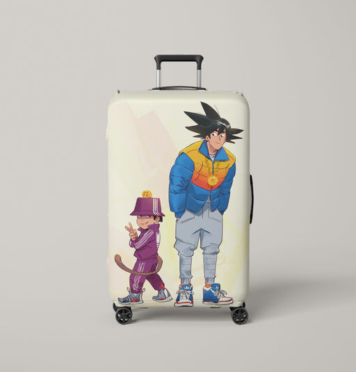 adidas sneakers and dragon ball Luggage Covers | Suitcase