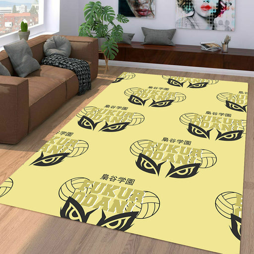 academy of fukurodani haikyuu Living room carpet rugs