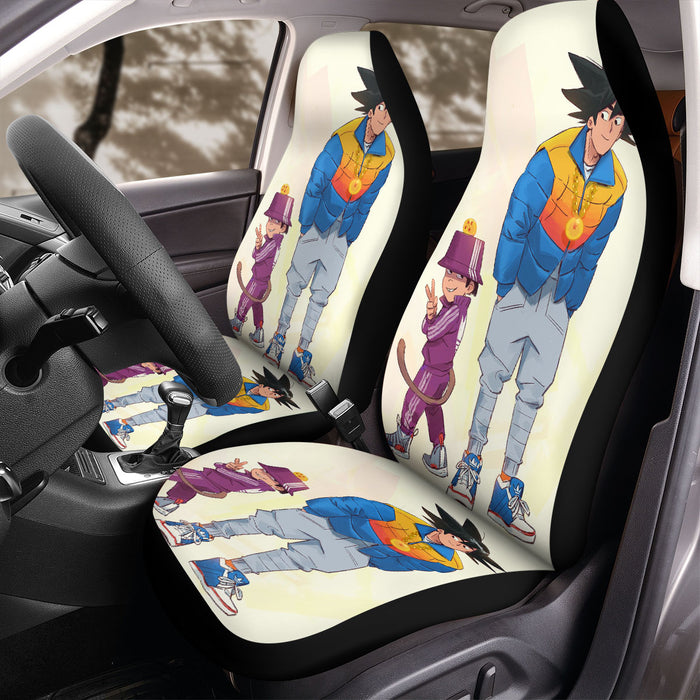 adidas sneakers and dragon ball Car Seat Covers