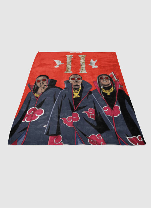 akatsuki background soft fleece blanket