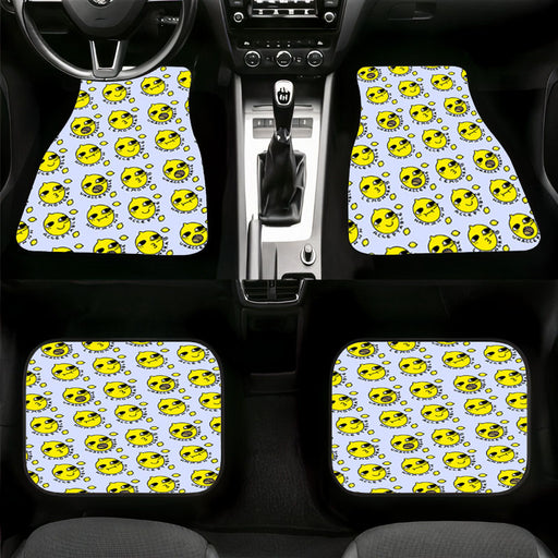 acceptable and unacceptable cartoon lemongrab Car floor mats Universal fit