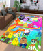 adventure time collage character Living room carpet rugs